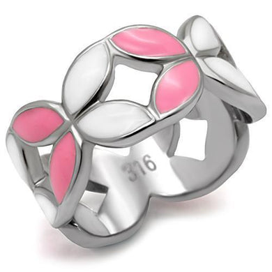 Womens Rings High polished (no plating) 316L Stainless Steel Ring with No Stone TK051 - Jewelry Store by Erik Rayo