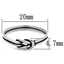 Load image into Gallery viewer, Womens Rings High polished (no plating) 316L Stainless Steel Ring with No Stone TK1239 - Jewelry Store by Erik Rayo
