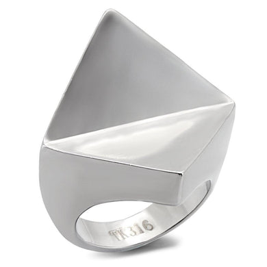 Womens Rings High polished (no plating) 316L Stainless Steel Ring with No Stone TK136 - Jewelry Store by Erik Rayo