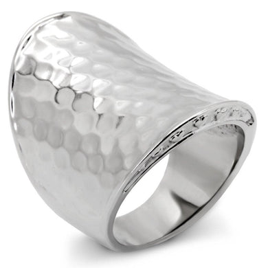 Womens Rings High polished (no plating) 316L Stainless Steel Ring with No Stone TK140 - Jewelry Store by Erik Rayo