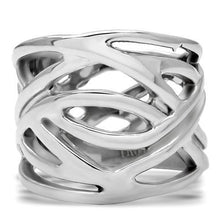 Load image into Gallery viewer, Womens Rings High polished (no plating) 316L Stainless Steel Ring with No Stone TK144 - Jewelry Store by Erik Rayo
