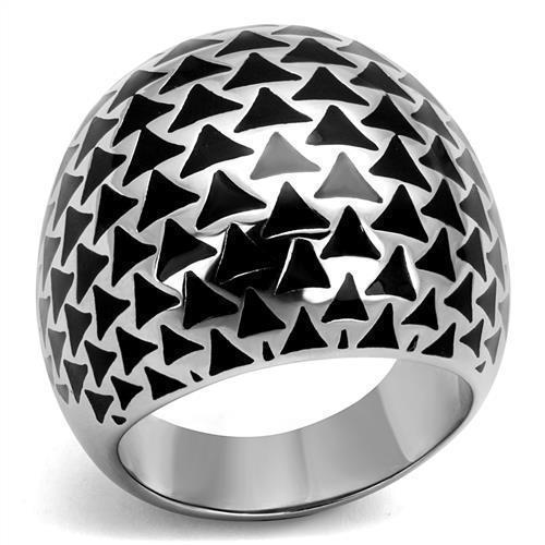 Womens Rings High polished (no plating) 316L Stainless Steel Ring with No Stone TK2830 - Jewelry Store by Erik Rayo