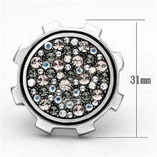 Load image into Gallery viewer, Womens Rings High polished (no plating) 316L Stainless Steel Ring with Top Grade Crystal in Multi Color TK1113 - Jewelry Store by Erik Rayo
