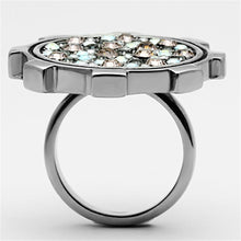 Load image into Gallery viewer, Womens Rings High polished (no plating) 316L Stainless Steel Ring with Top Grade Crystal in Multi Color TK1113 - Jewelry Store by Erik Rayo
