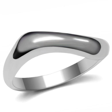 Womens Rings High polished (no plating) Stainless Steel Ring with No Stone TK031 - Jewelry Store by Erik Rayo
