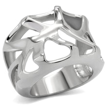 Load image into Gallery viewer, Womens Rings High polished (no plating) Stainless Steel Ring with No Stone TK146 - Jewelry Store by Erik Rayo
