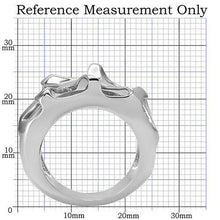 Load image into Gallery viewer, Womens Rings High polished (no plating) Stainless Steel Ring with No Stone TK146 - Jewelry Store by Erik Rayo
