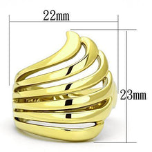 Load image into Gallery viewer, Womens Rings IP Gold (Ion Plating) Stainless Steel Ring with No Stone TK1028 - Jewelry Store by Erik Rayo
