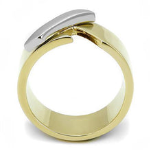 Load image into Gallery viewer, Womens Rings Two-Tone IP Gold (Ion Plating) 316L Stainless Steel Ring with No Stone TK3184 - Jewelry Store by Erik Rayo
