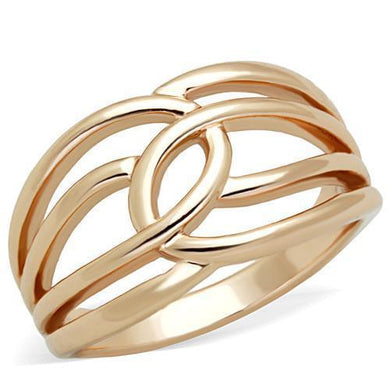 Womens Rose Gold Ring Anillo Para Mujer y Ninos Unisex Kids 316L Stainless Steel Ring with No Stone Cento - Jewelry Store by Erik Rayo