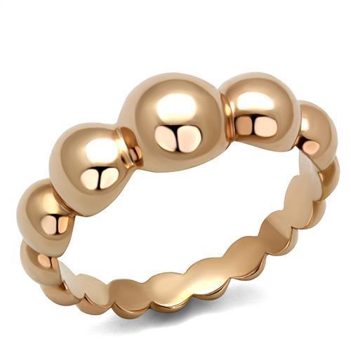 Womens Rose Gold Ring Anillo Para Mujer y Ninos Unisex Kids Stainless Steel Ring with No Stone Potere - ErikRayo.com