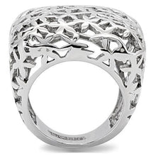Load image into Gallery viewer, Womens Silver Ring High polished (no plating) 316L Stainless Steel Ring with No Stone TK133 - Jewelry Store by Erik Rayo
