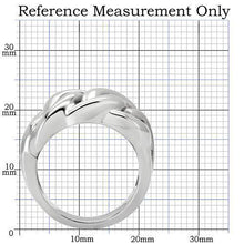 Load image into Gallery viewer, Womens Silver Ring High polished (no plating) 316L Stainless Steel Ring with No Stone TK147 - Jewelry Store by Erik Rayo
