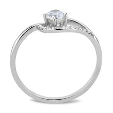 Load image into Gallery viewer, Rings for Women Silver 316L Stainless Steel DA105 - AAA Grade Cubic Zirconia in Clear
