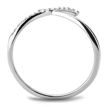 Load image into Gallery viewer, Silver Rings for Women 316L Stainless Steel DA112 - AAA Grade Cubic Zirconia in Clear
