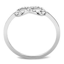 Load image into Gallery viewer, Rings for Women Silver 316L Stainless Steel DA125 - AAA Grade Cubic Zirconia in Clear

