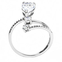 Load image into Gallery viewer, Rings for Women Silver 316L Stainless Steel DA130 - AAA Grade Cubic Zirconia in Clear
