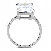 Load image into Gallery viewer, Rings for Women Silver 316L Stainless Steel DA131 - AAA Grade Cubic Zirconia in Clear
