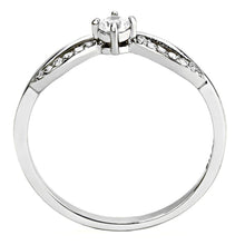 Load image into Gallery viewer, Rings for Women Silver 316L Stainless Steel DA146 - AAA Grade Cubic Zirconia in Clear
