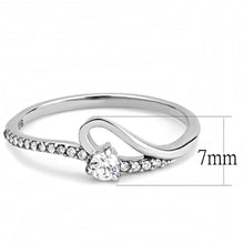 Load image into Gallery viewer, Rings for Women Silver 316L Stainless Steel DA148 - AAA Grade Cubic Zirconia in Clear
