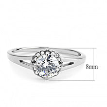 Load image into Gallery viewer, Rings for Women Silver 316L Stainless Steel DA150 - AAA Grade Cubic Zirconia in Clear
