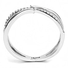 Load image into Gallery viewer, Rings for Women Silver 316L Stainless Steel DA155 - AAA Grade Cubic Zirconia in Clear

