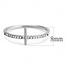 Load image into Gallery viewer, Rings for Women Silver 316L Stainless Steel DA161 - AAA Grade Cubic Zirconia in Clear
