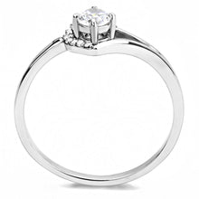 Load image into Gallery viewer, Silver Rings for Women 316L Stainless Steel DA165 - AAA Grade Cubic Zirconia in Clear
