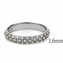 Load image into Gallery viewer, Silver Rings for Women 316L Stainless Steel DA231 - AAA Grade Cubic Zirconia in Multi Color
