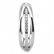 Load image into Gallery viewer, Rings for Women Silver 316L Stainless Steel DA239 - AAA Grade Cubic Zirconia in Clear
