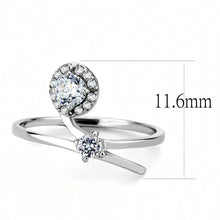 Load image into Gallery viewer, Rings for Women Silver 316L Stainless Steel DA260 - AAA Grade Cubic Zirconia in Clear
