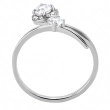 Load image into Gallery viewer, Rings for Women Silver 316L Stainless Steel DA260 - AAA Grade Cubic Zirconia in Clear

