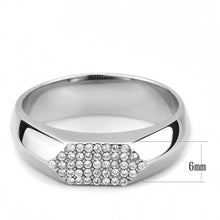 Load image into Gallery viewer, Rings for Women Silver 316L Stainless Steel DA302 - AAA Grade Cubic Zirconia in Clear

