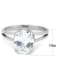Load image into Gallery viewer, Rings for Women Silver 316L Stainless Steel DA314 - AAA Grade Cubic Zirconia in Clear
