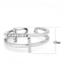 Load image into Gallery viewer, Rings for Women Silver 316L Stainless Steel DA319 - AAA Grade Cubic Zirconia in Clear
