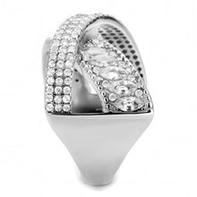 Load image into Gallery viewer, Rings for Women Silver 316L Stainless Steel DA361 - AAA Grade Cubic Zirconia in Clear
