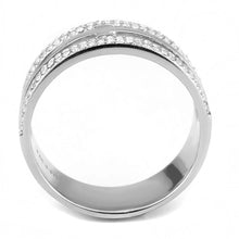 Load image into Gallery viewer, Rings for Women Silver 316L Stainless Steel DA366 - AAA Grade Cubic Zirconia in Clear
