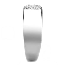 Load image into Gallery viewer, Silver Rings for Women 316L Stainless Steel DA367 - AAA Grade Cubic Zirconia in Clear
