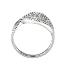 Load image into Gallery viewer, Silver Rings for Women 316L Stainless Steel DA388 - AAA Grade Cubic Zirconiain Clear
