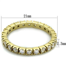 Load image into Gallery viewer, Gold Rings for Women Stainless Steel TK45202G with AAA Grade Cubic Zirconia in Clear
