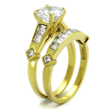 Load image into Gallery viewer, Gold Rings for Women Stainless Steel TK8X040 with AAA Grade Cubic Zirconia in Clear
