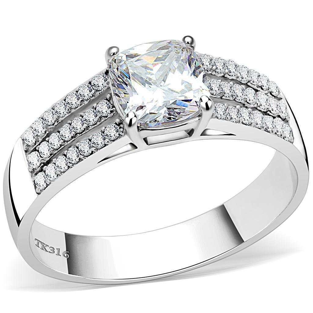 Anillo de Compromiso Boda y Matrimonio con Diamante Zirconia Para Mujeres Color Claro DA020 - Jewelry Store by Erik Rayo