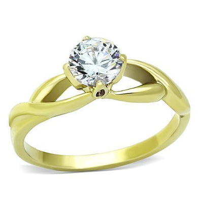 Anillo de Compromiso Boda y Matrimonio con Diamante Zirconia Para Mujeres Color Oro Acero Balla - Jewelry Store by Erik Rayo