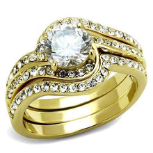 Load image into Gallery viewer, Anillo de Compromiso Boda y Matrimonio con Diamante Zirconia Para Mujeres Color Oro Avezzano - Jewelry Store by Erik Rayo
