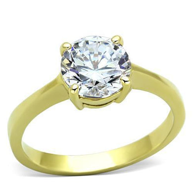 Anillo de Compromiso Boda y Matrimonio con Diamante Zirconia Para Mujeres Color Oro Beulah - Jewelry Store by Erik Rayo