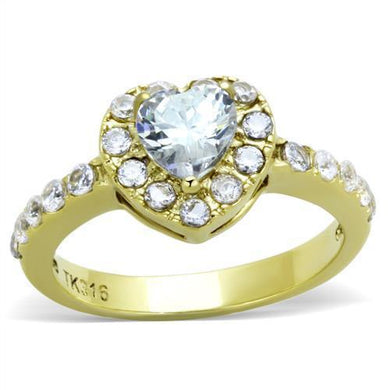 Anillo de Compromiso Boda y Matrimonio con Diamante Zirconia Para Mujeres Color Oro Cesena - Jewelry Store by Erik Rayo
