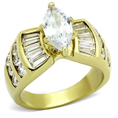 Anillo de Compromiso Boda y Matrimonio con Diamante Zirconia Para Mujeres Color Oro Hosanna - Jewelry Store by Erik Rayo