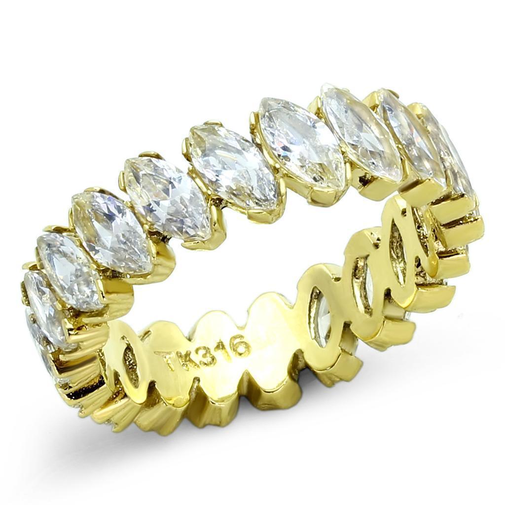 Anillo de Compromiso Boda y Matrimonio con Diamante Zirconia Para Mujeres Color Oro Huldah - Jewelry Store by Erik Rayo