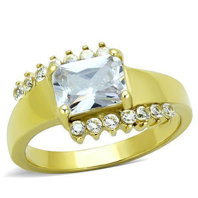 Anillo de Compromiso Boda y Matrimonio con Diamante Zirconia Para Mujeres Color Oro Judith - Jewelry Store by Erik Rayo