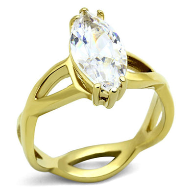 Anillo de Compromiso Boda y Matrimonio con Diamante Zirconia Para Mujeres Color Oro Keziah - Jewelry Store by Erik Rayo